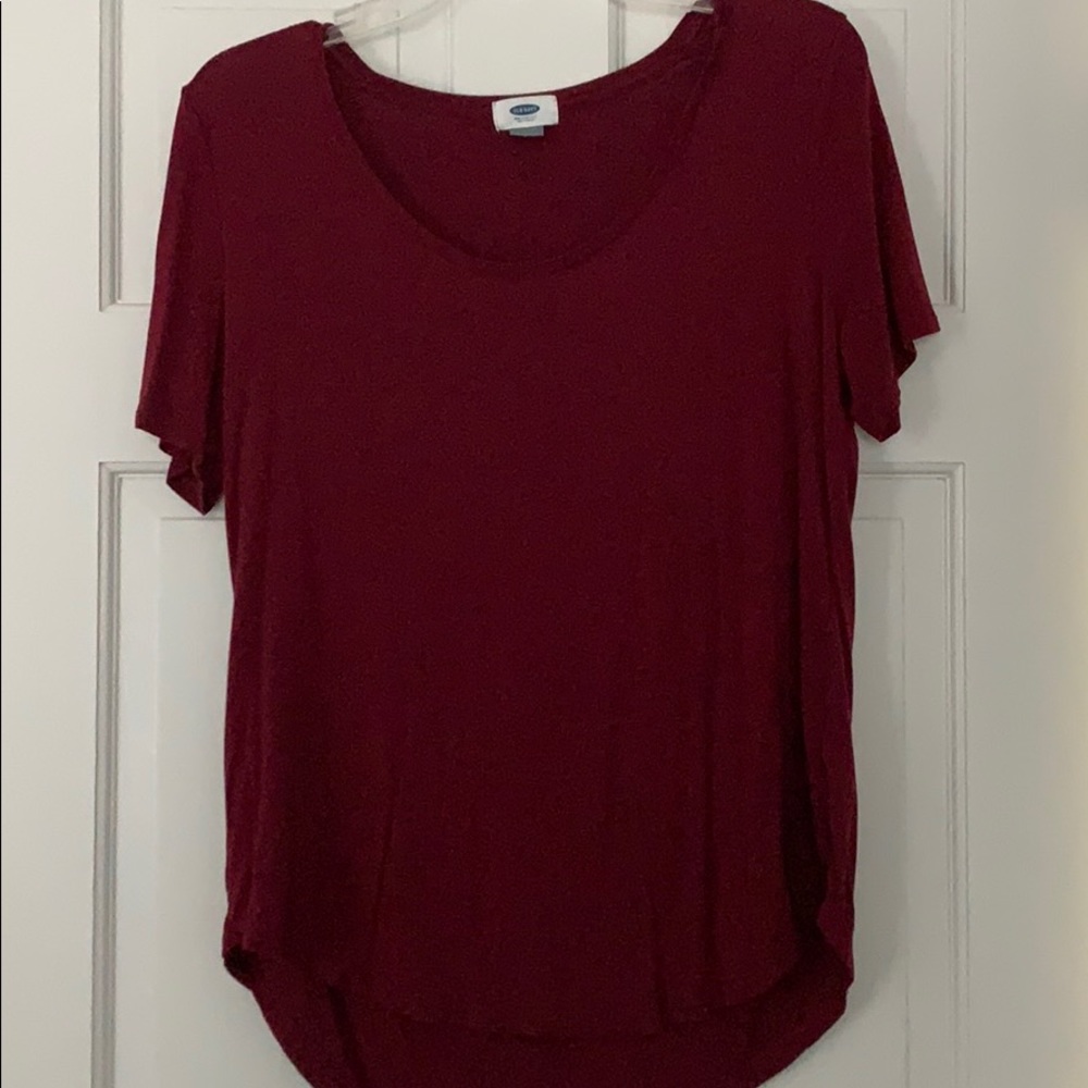 Red basic tshirt!